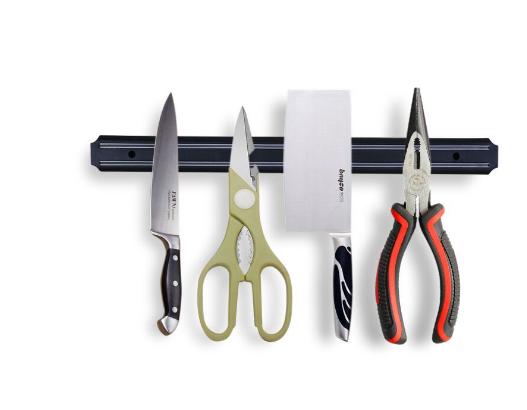 Magnetic Knife Rack Wall-Mounted Kitchen Organizer